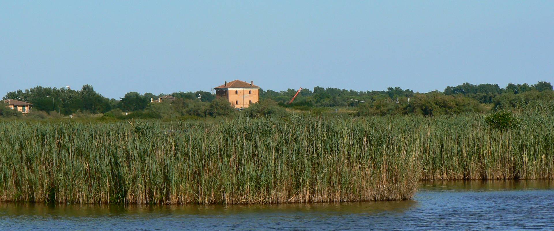Torre della Finanza vista dall'oasi Canneviè-Porticino foto di Rverbi